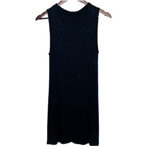 American Eagle Outfitters sleeveless ribbed knit swing dress size XS